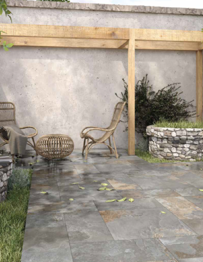 Ceramica Euro Flyzone Grey TERRAE Courtyard